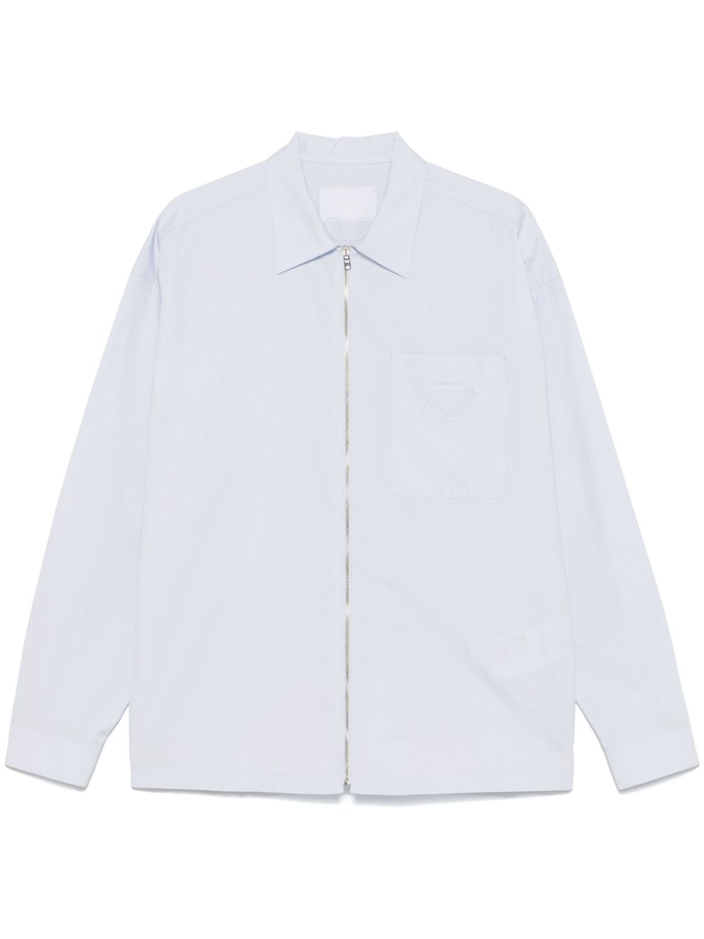 Zipped cotton shirt