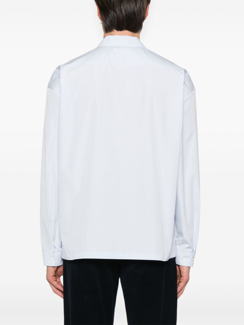 Zipped cotton shirt