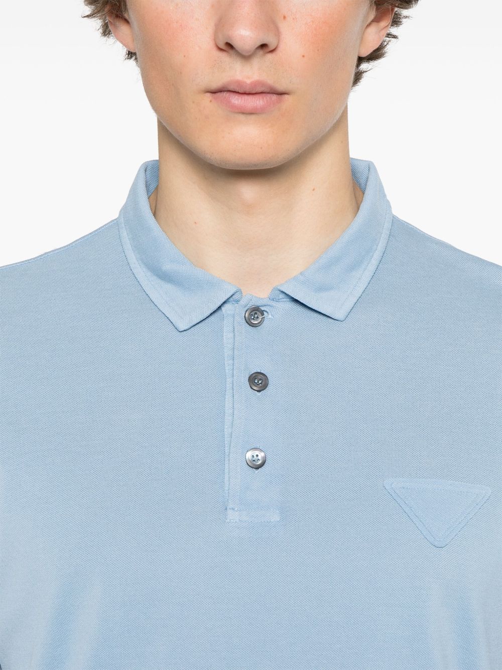 Logo cotton polo shirt
