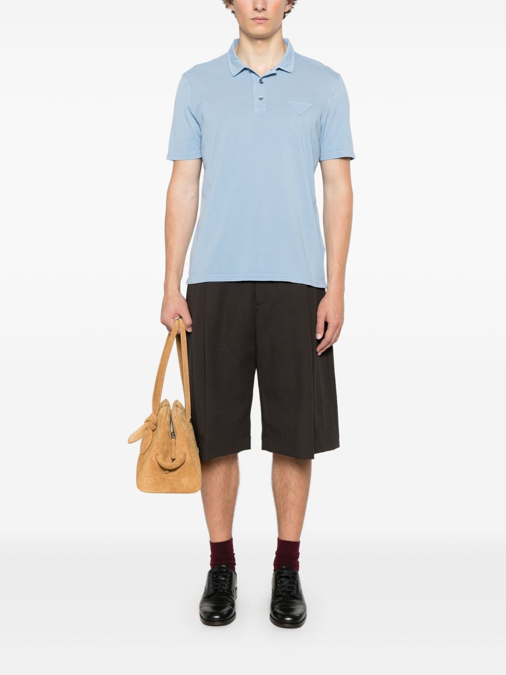 Logo cotton polo shirt