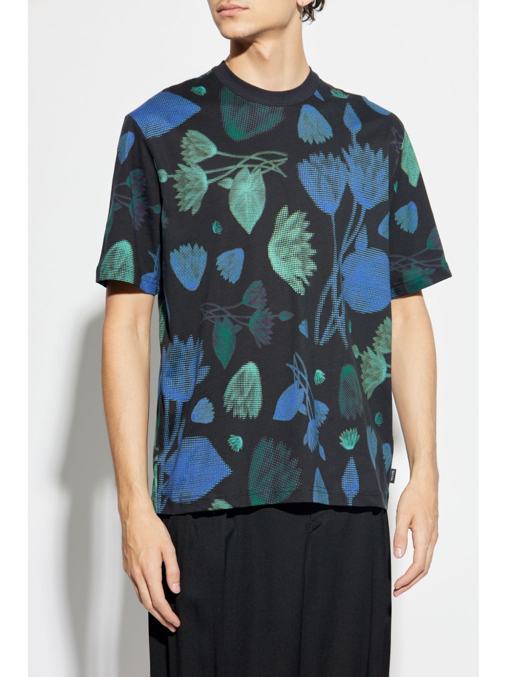 Printed cotton t-shirt