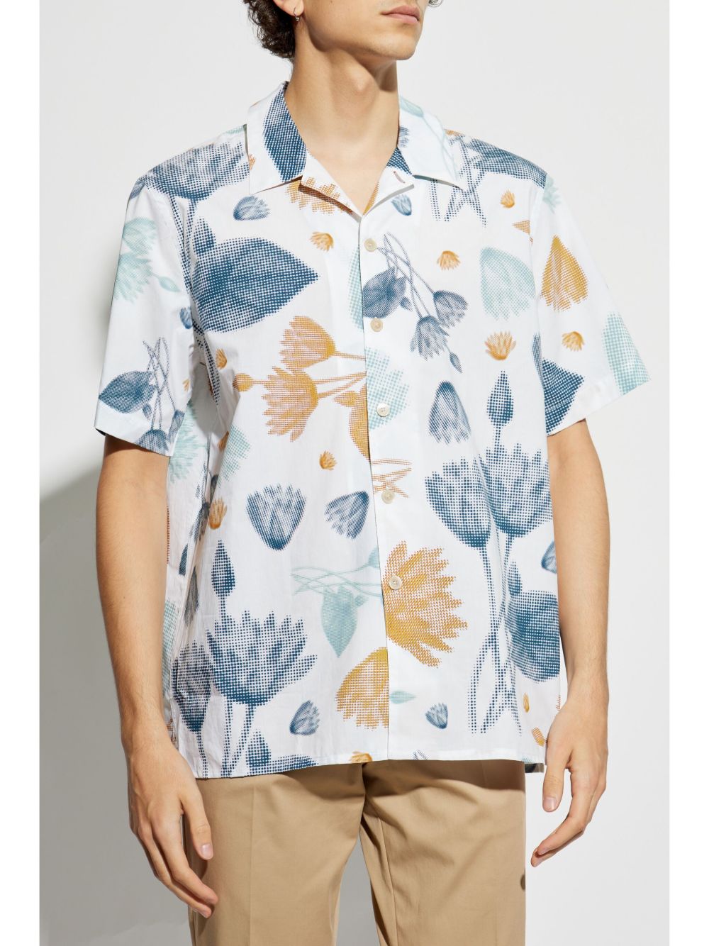 Printed cotton shirt