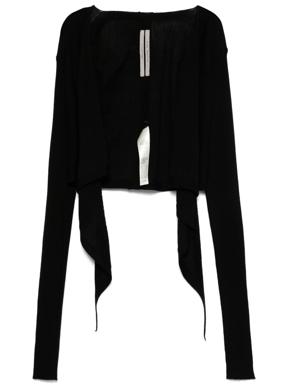 Wool cropped cardigan