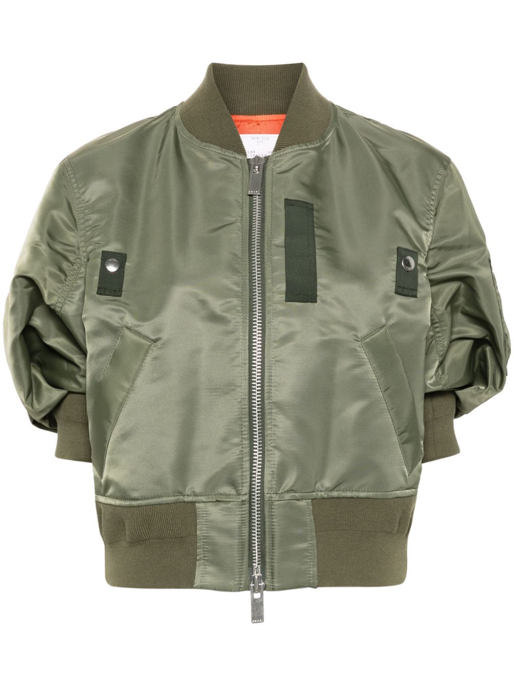Nylon bomber jacket