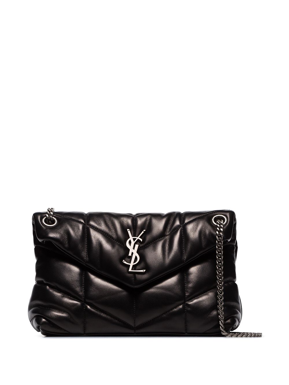 Puffer small leather shoulder bag
