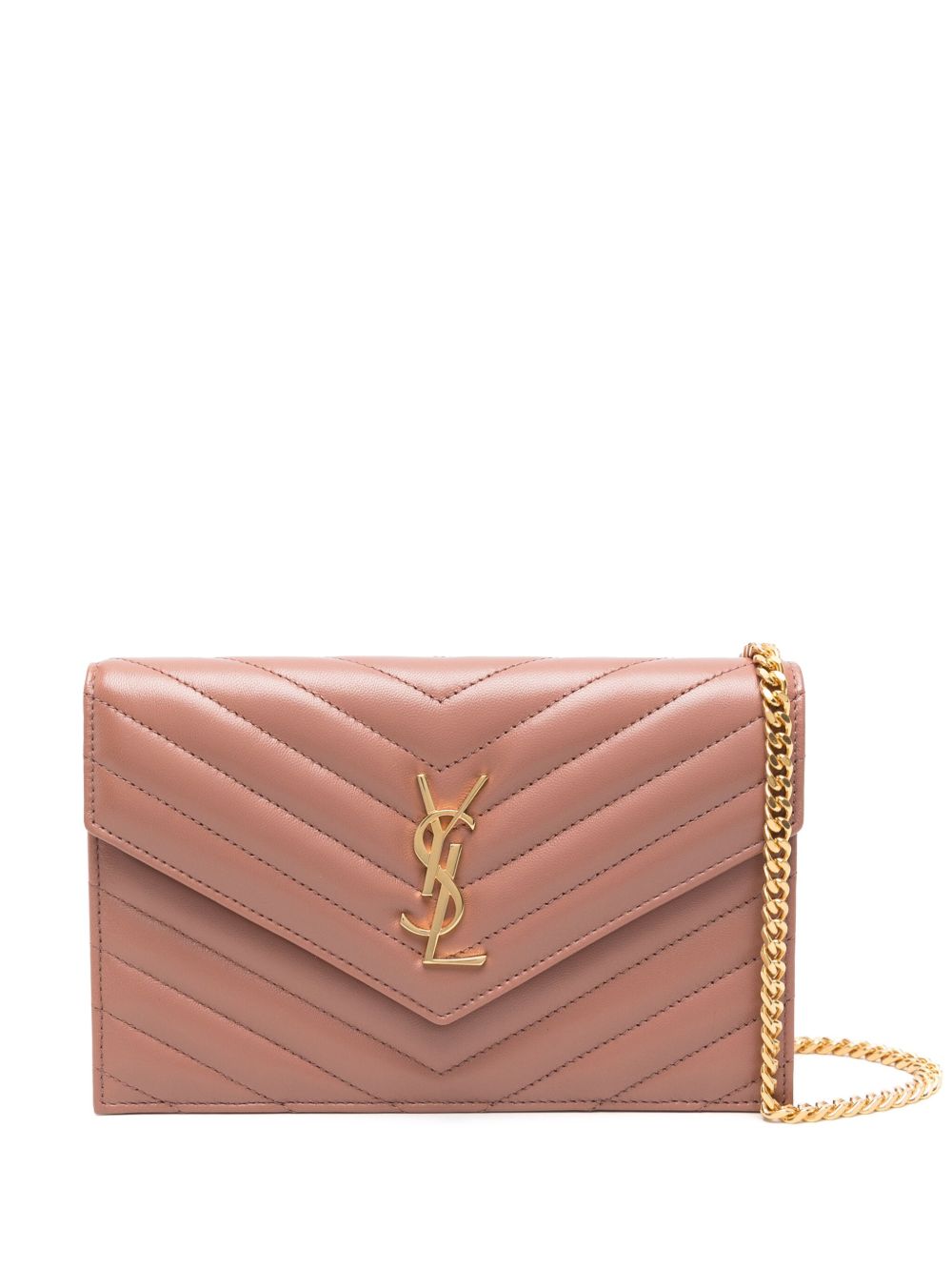 Cassandre leather wallet on chain
