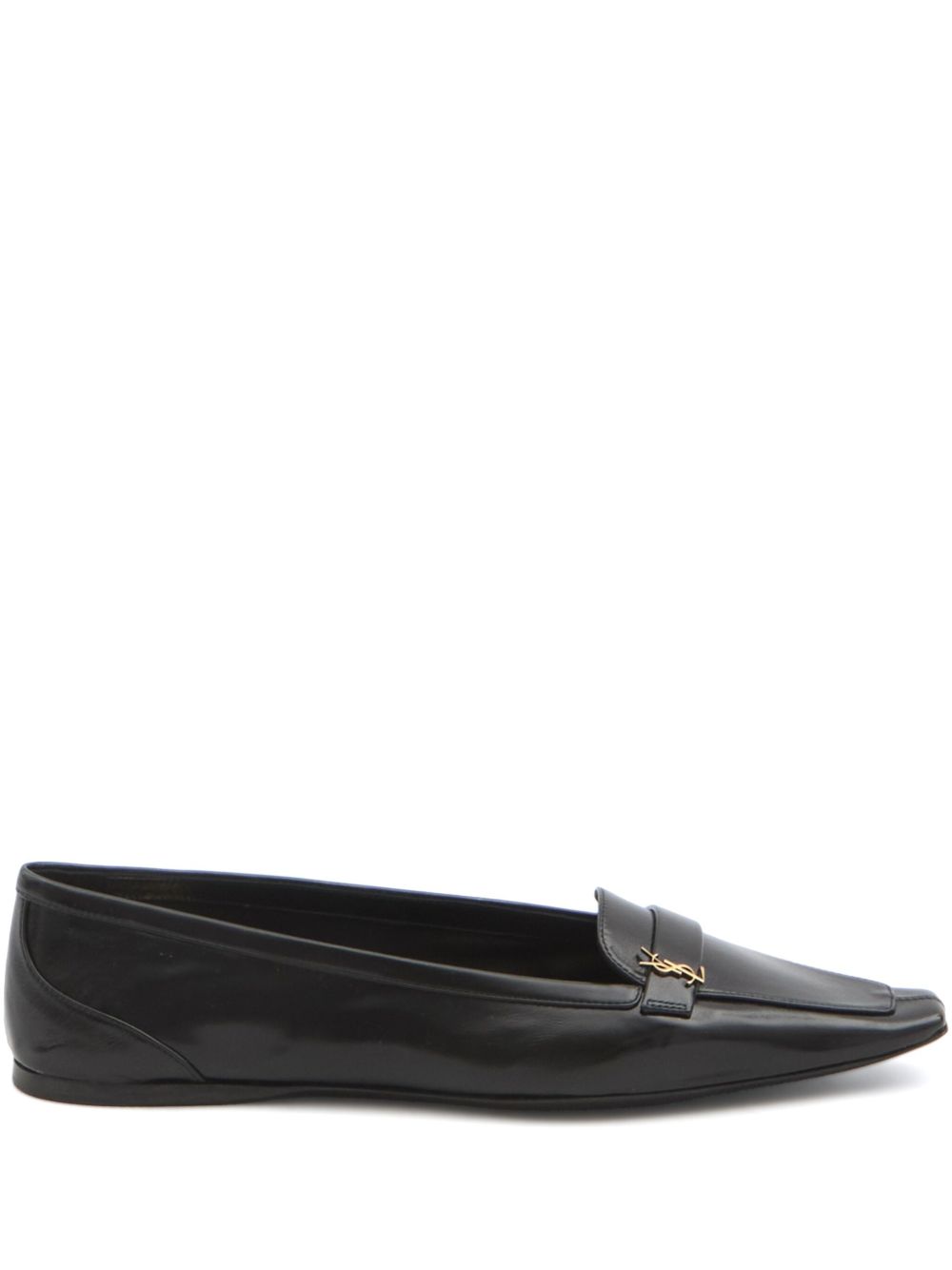 Poppy leather ballets