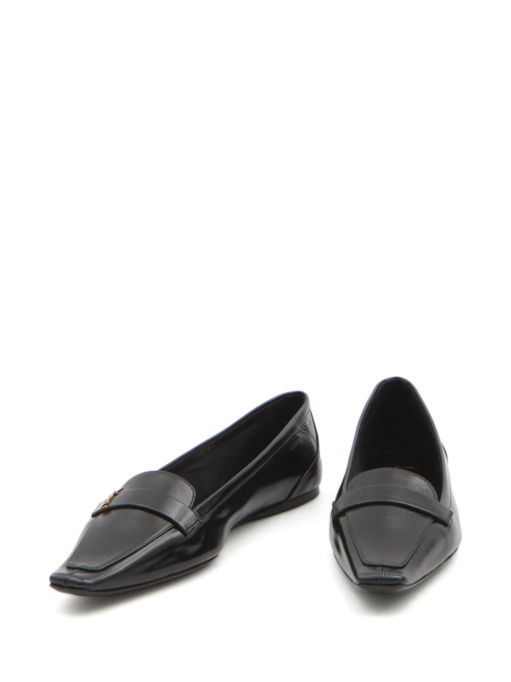 Poppy leather ballets