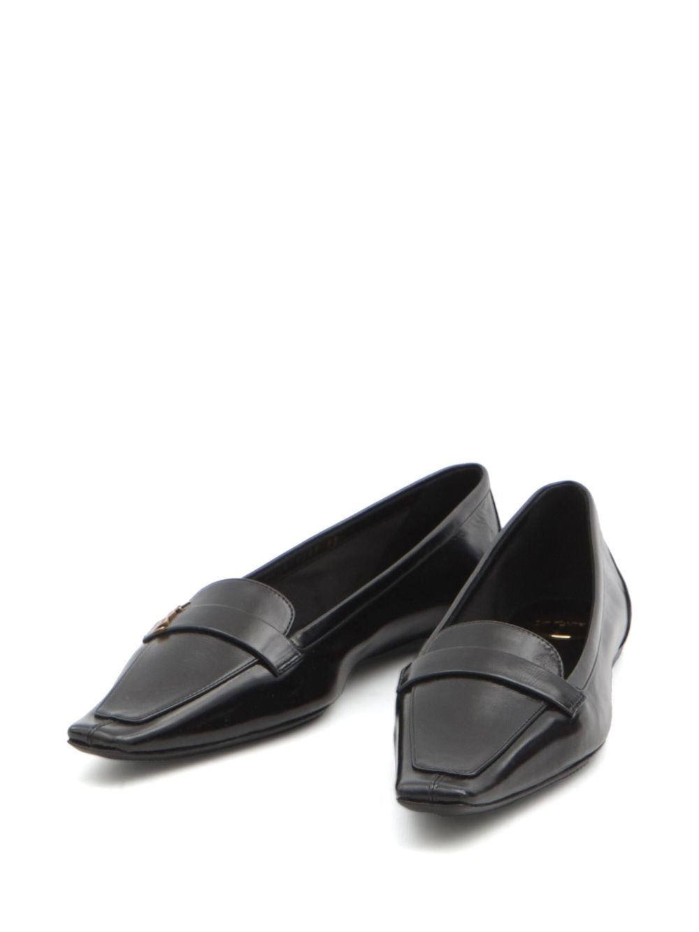 Poppy leather ballets