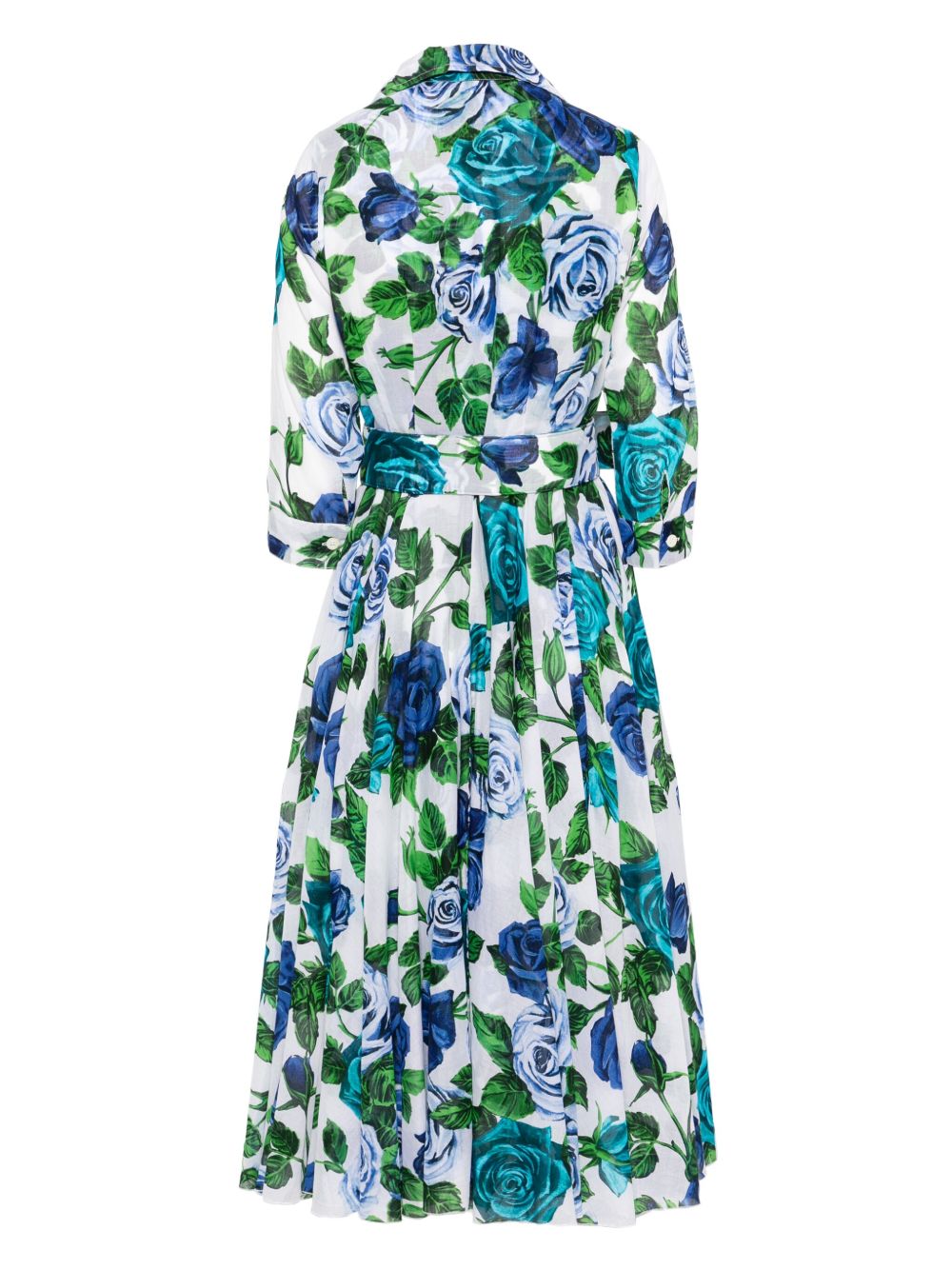 Aster printed cotton shirtdress