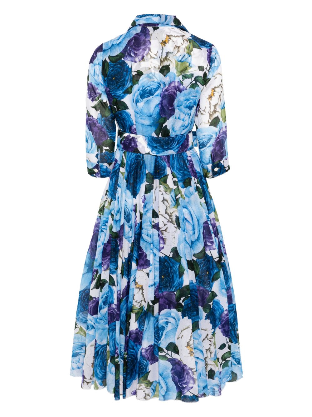 Aster printed cotton shirtdress