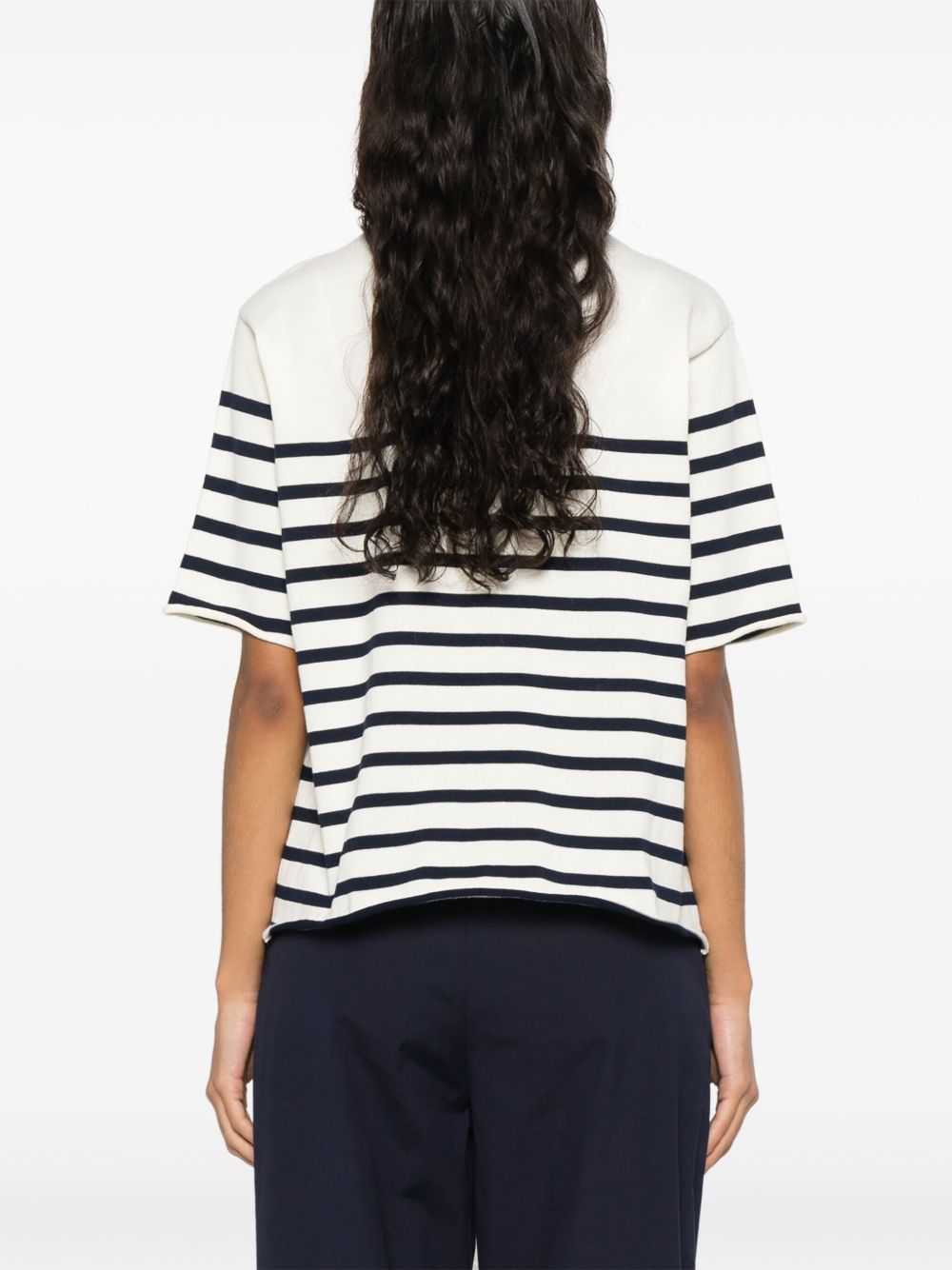 Ombeline striped cotton sweater