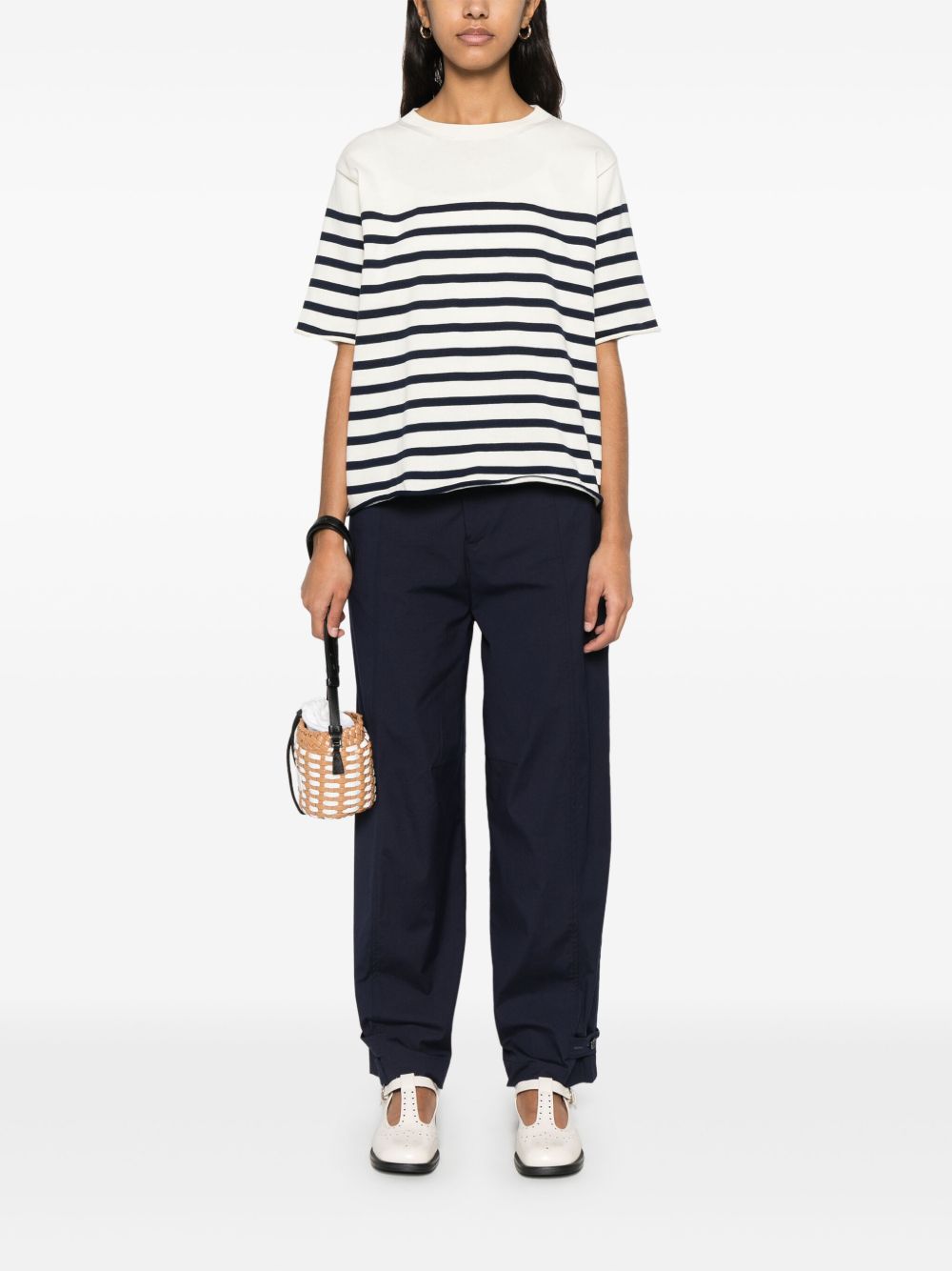 Ombeline striped cotton sweater