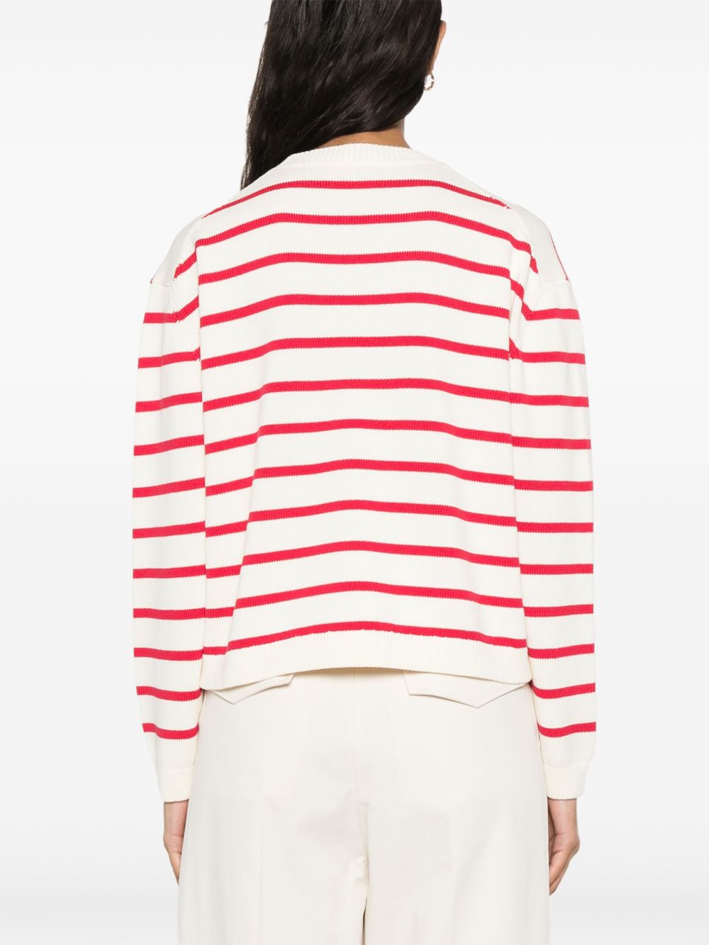 Rita striped cotton sweater