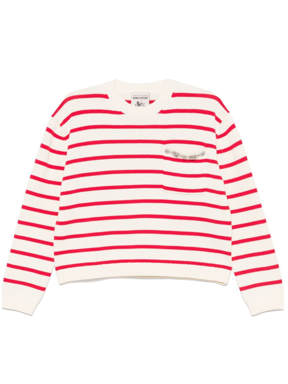 Rita striped cotton sweater