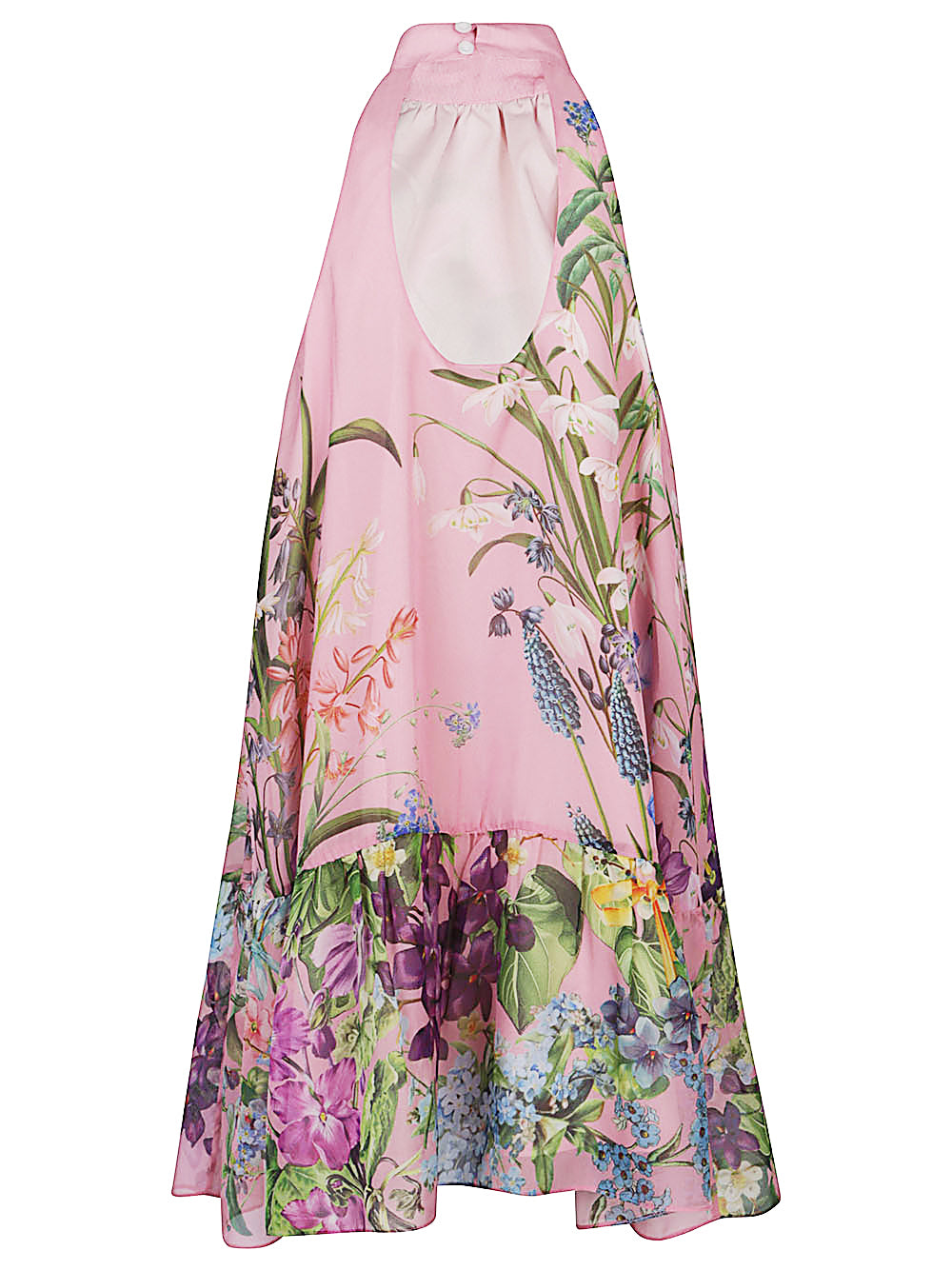 Bonnie printed silk dress