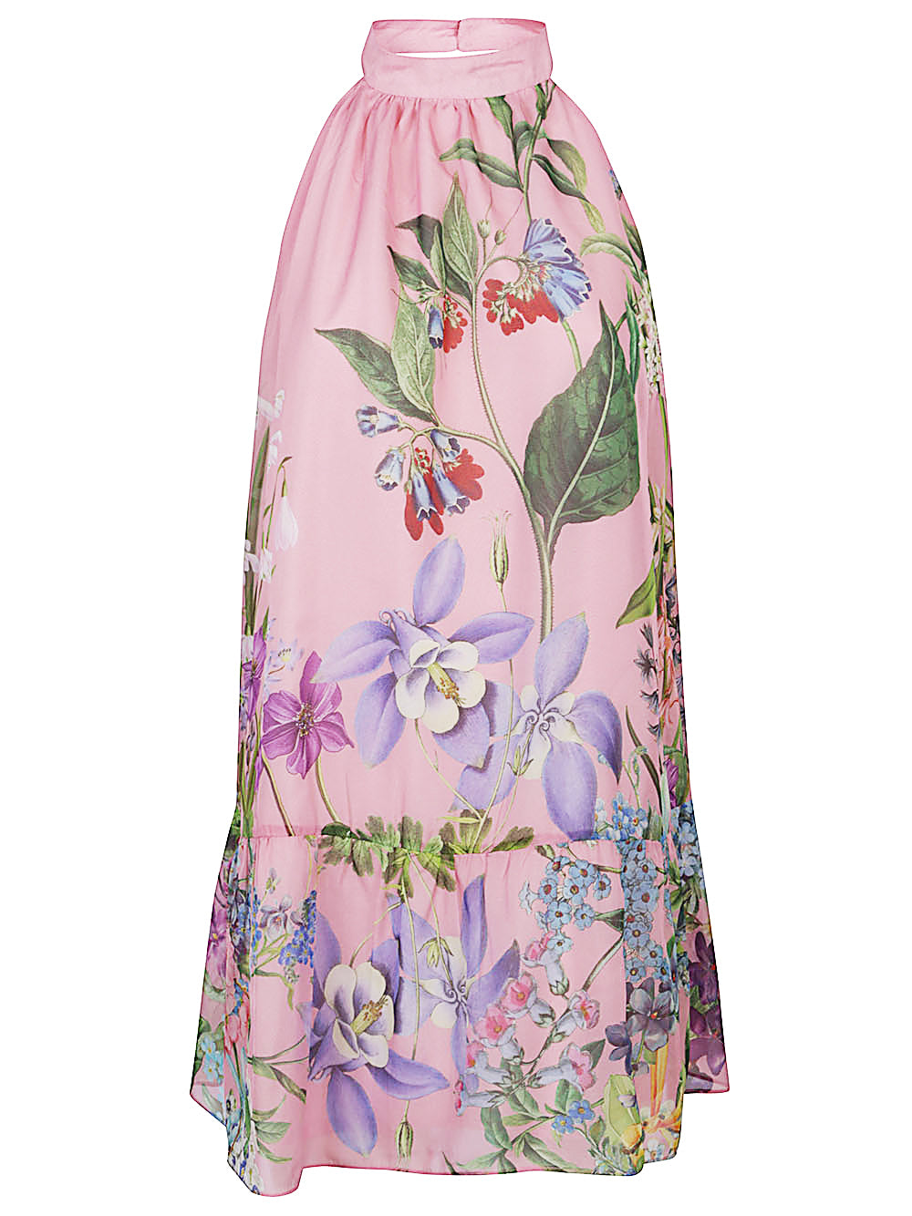 Bonnie printed silk dress