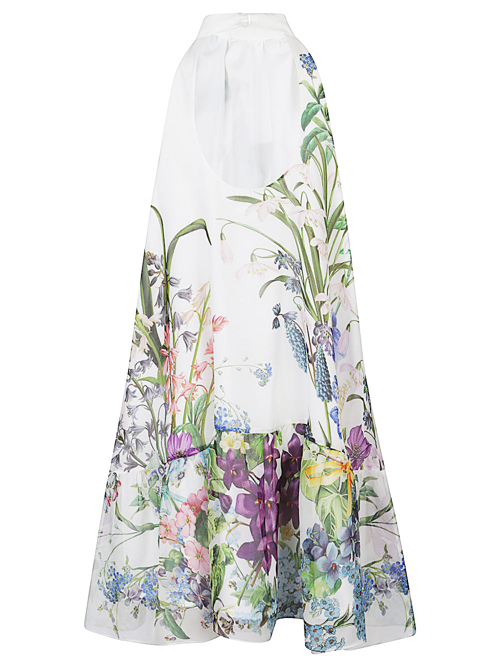 Bonnie printed silk dress