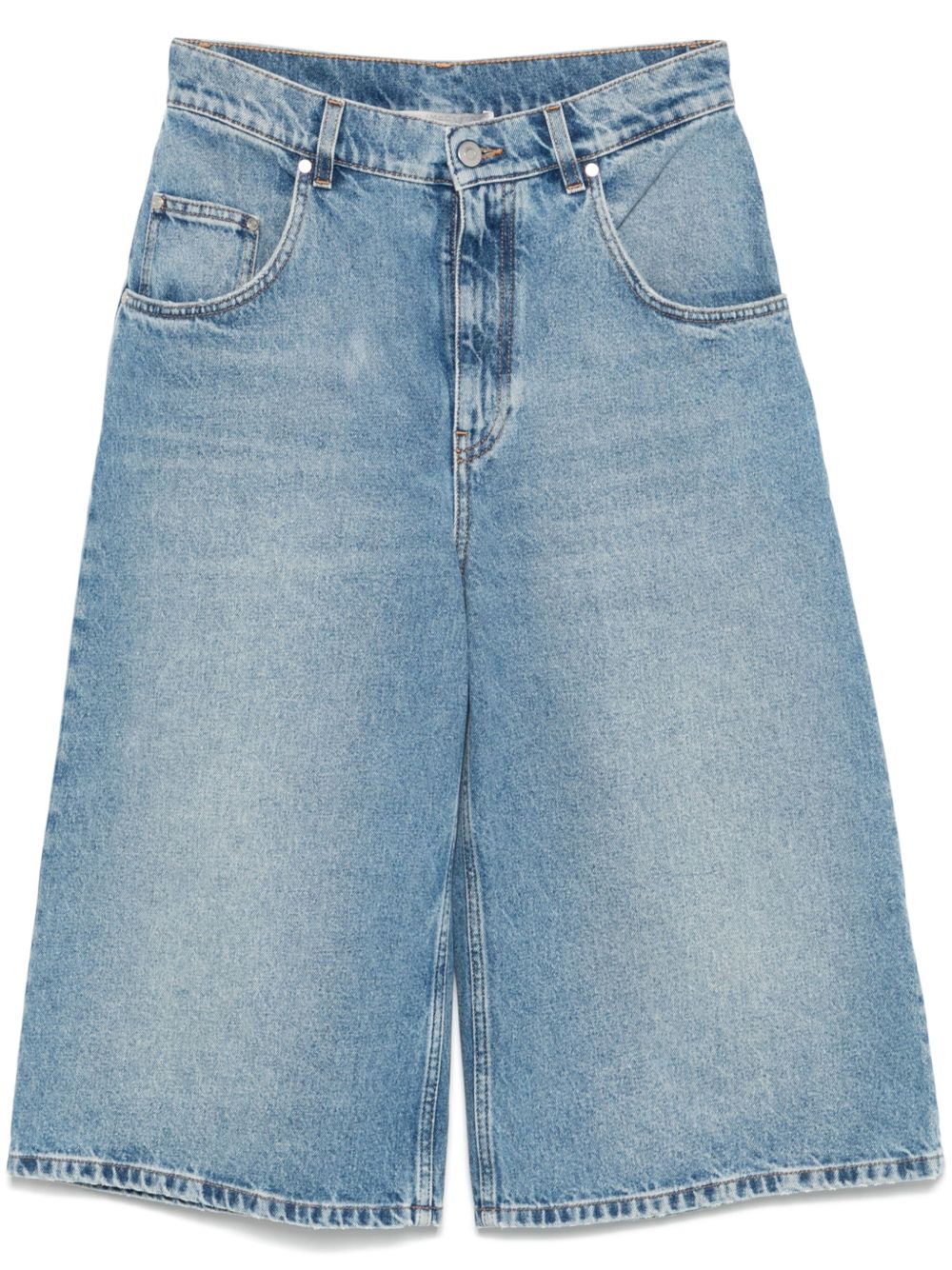 Denim cotton bermuda shorts