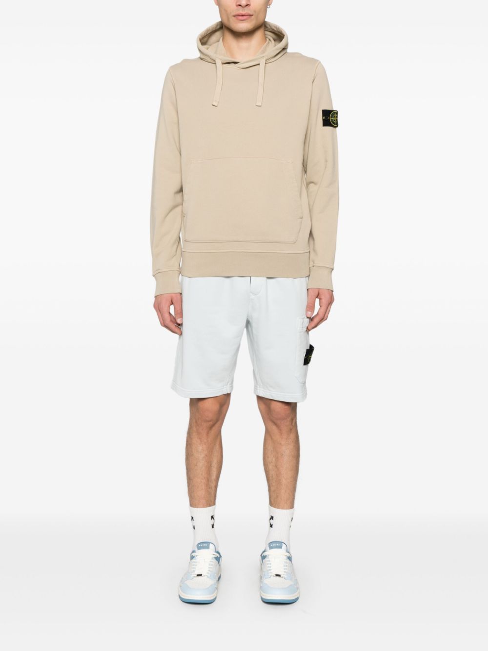 Logo cotton hoodie