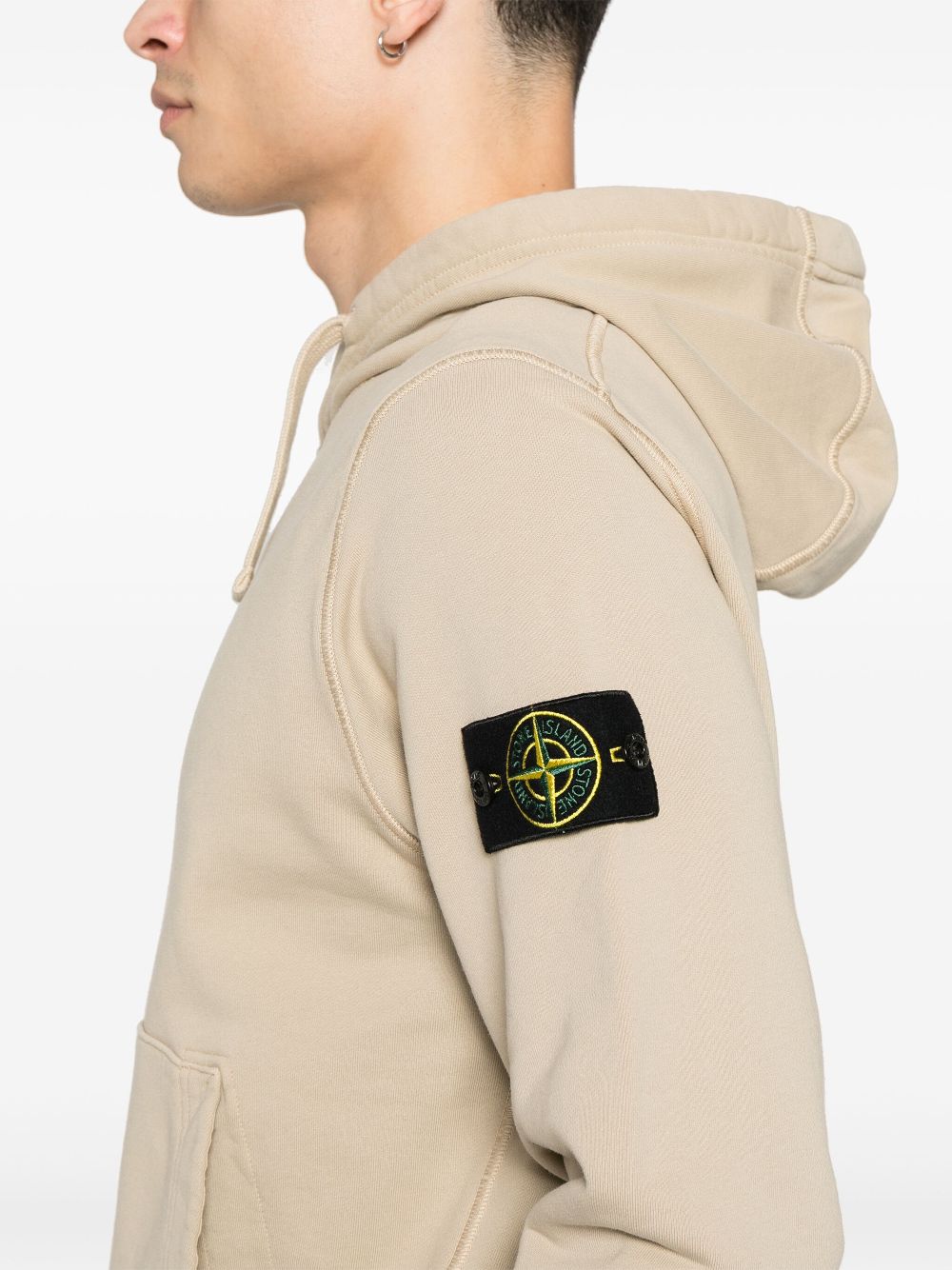 Logo cotton hoodie