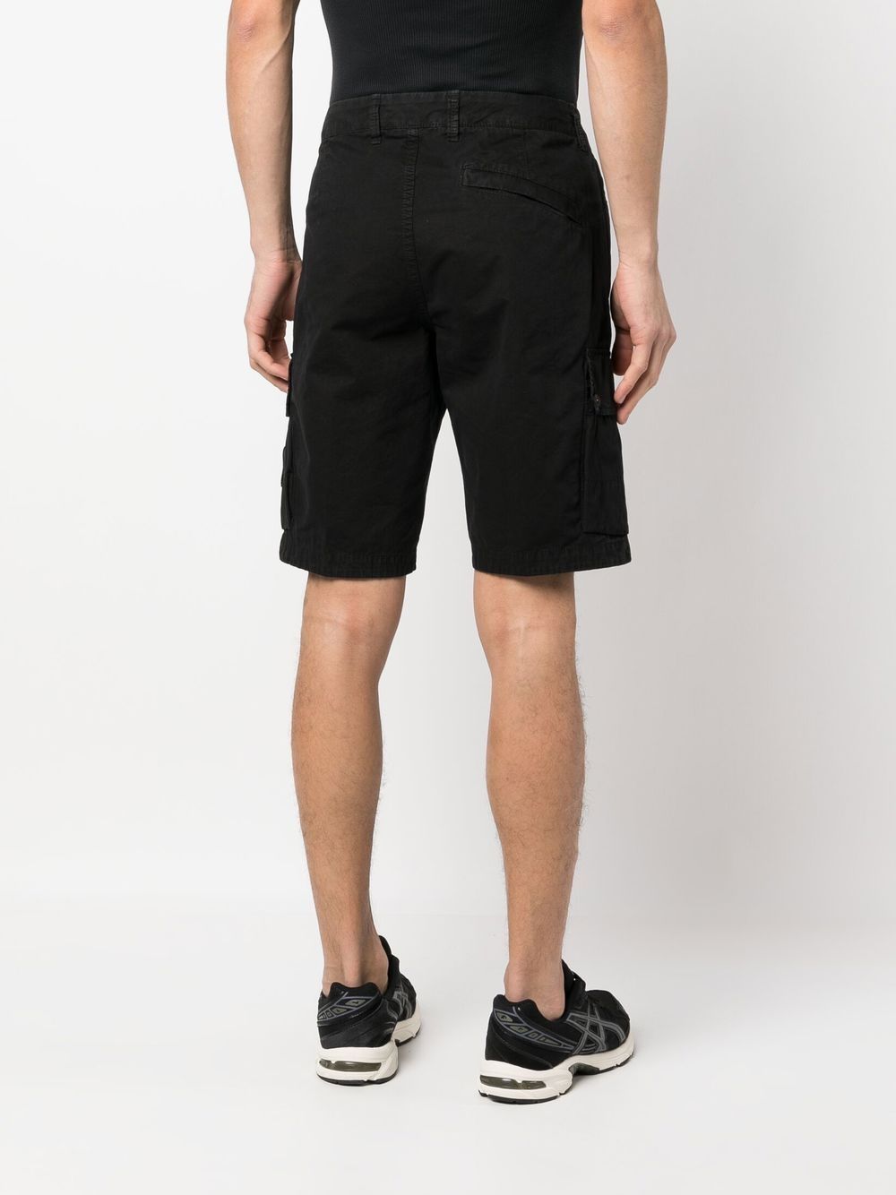 Logo cotton cargo shorts