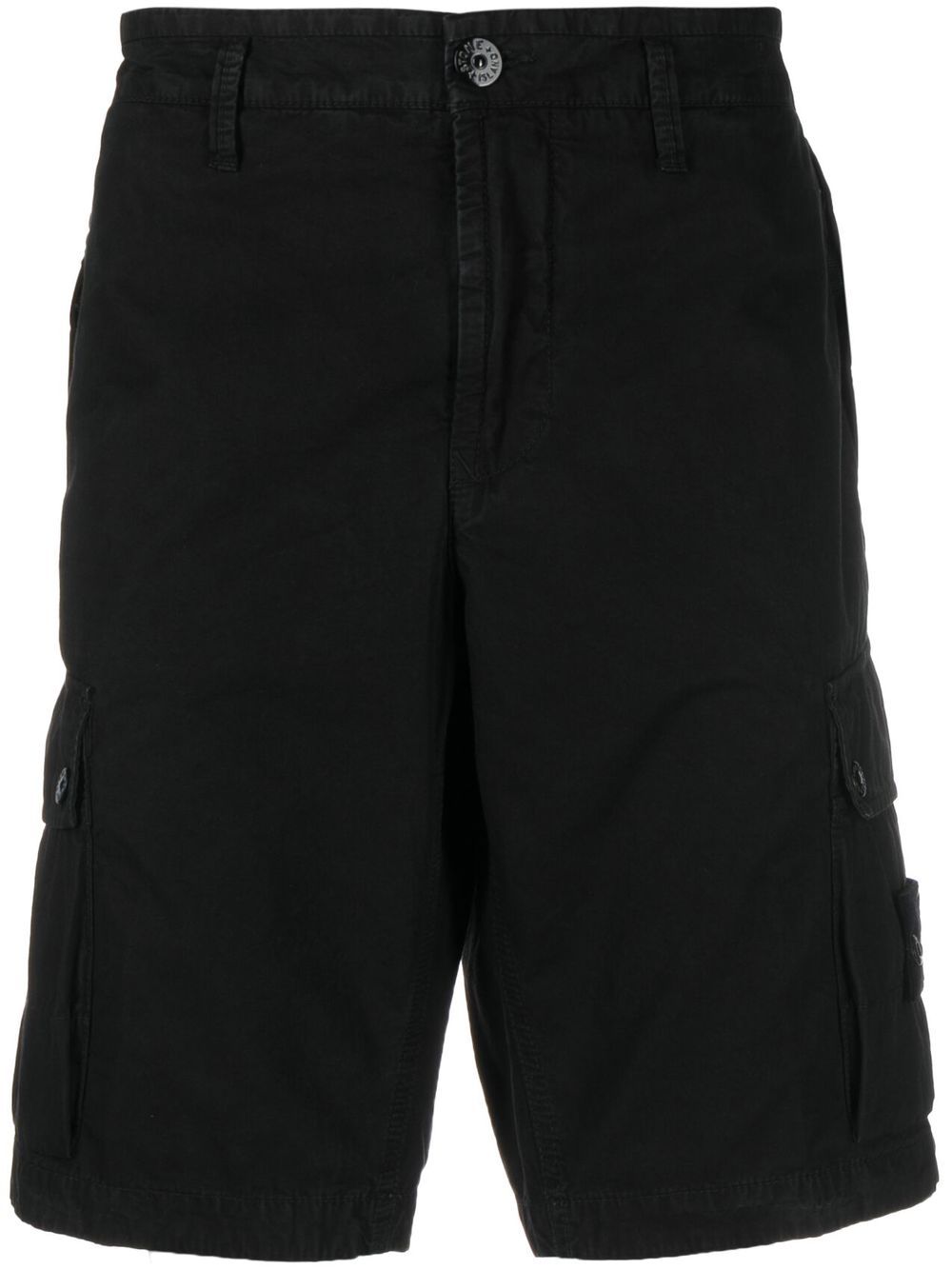 Logo cotton cargo shorts