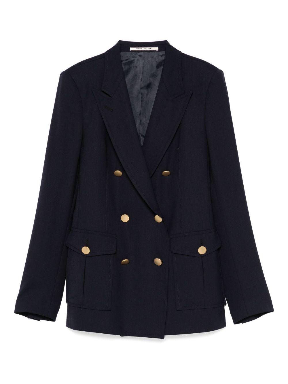 Wool double-breasted jacket