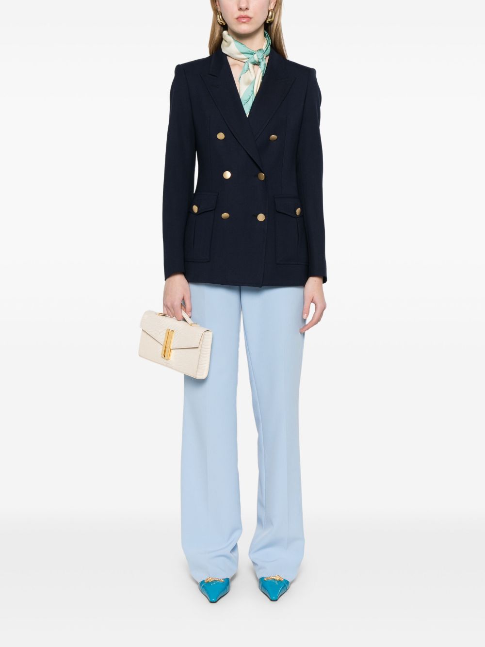 Wool double-breasted jacket