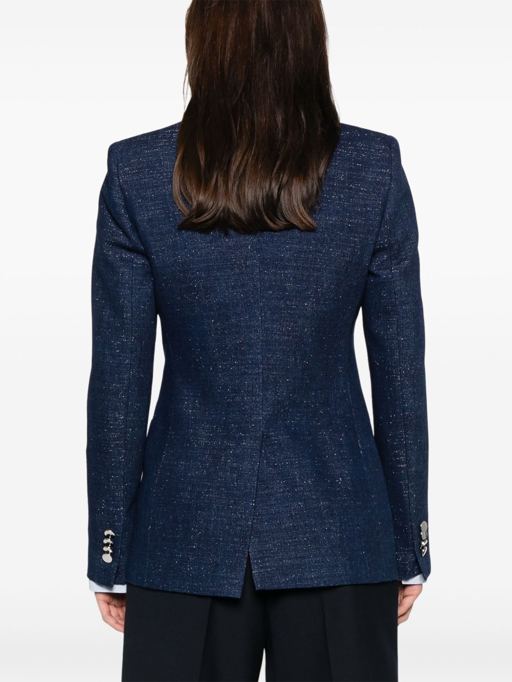 Cotton double-breasted jacket