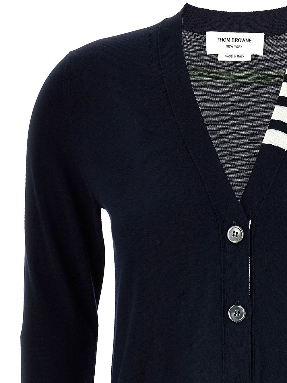 4bar cotton cardigan