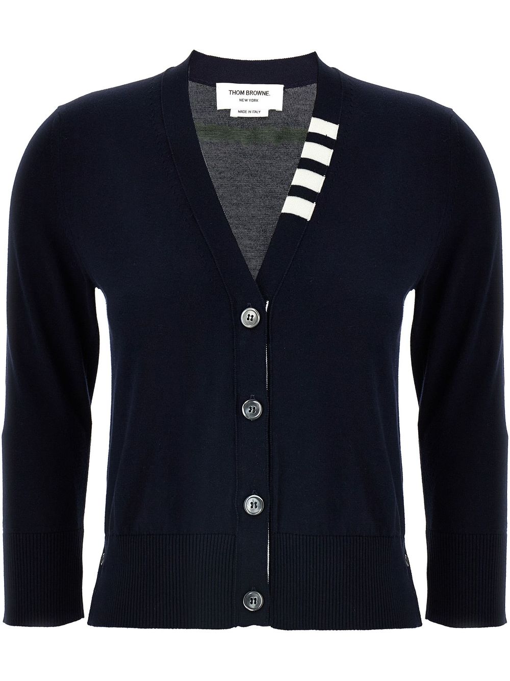 4bar cotton cardigan