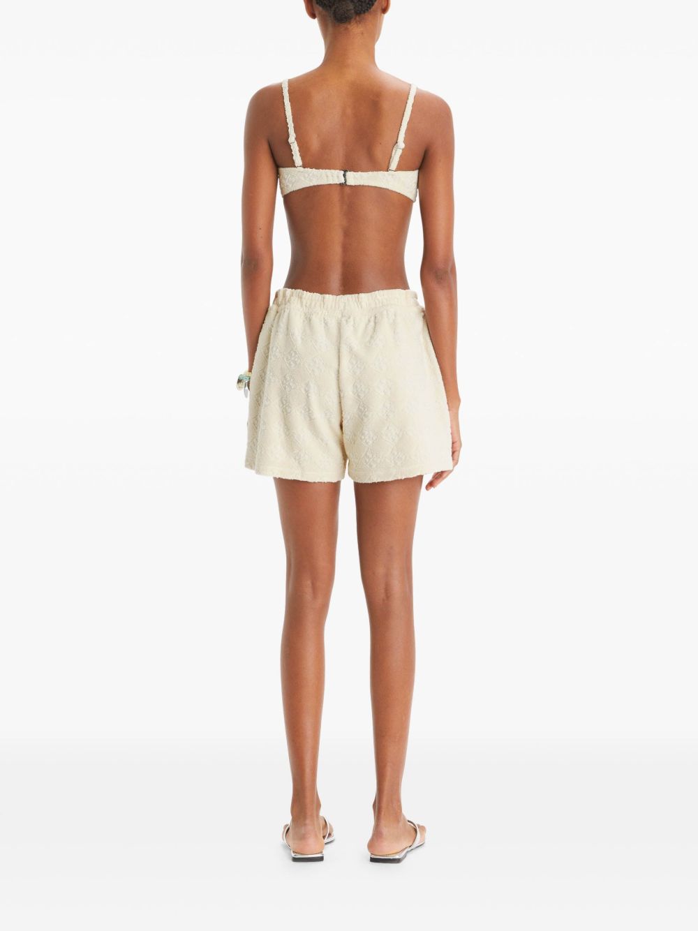 Jacquard sponge shorts