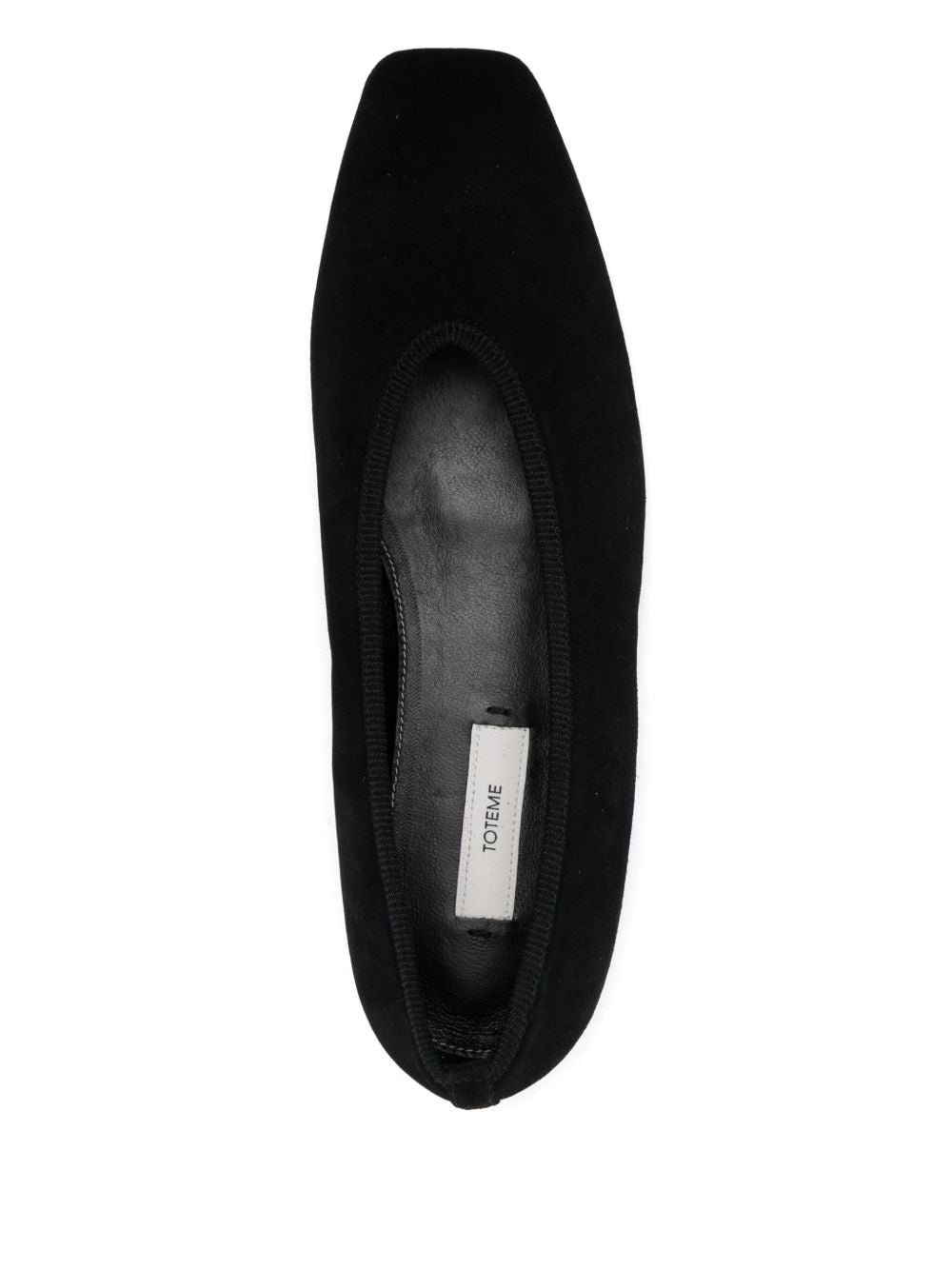 Suede leather ballets