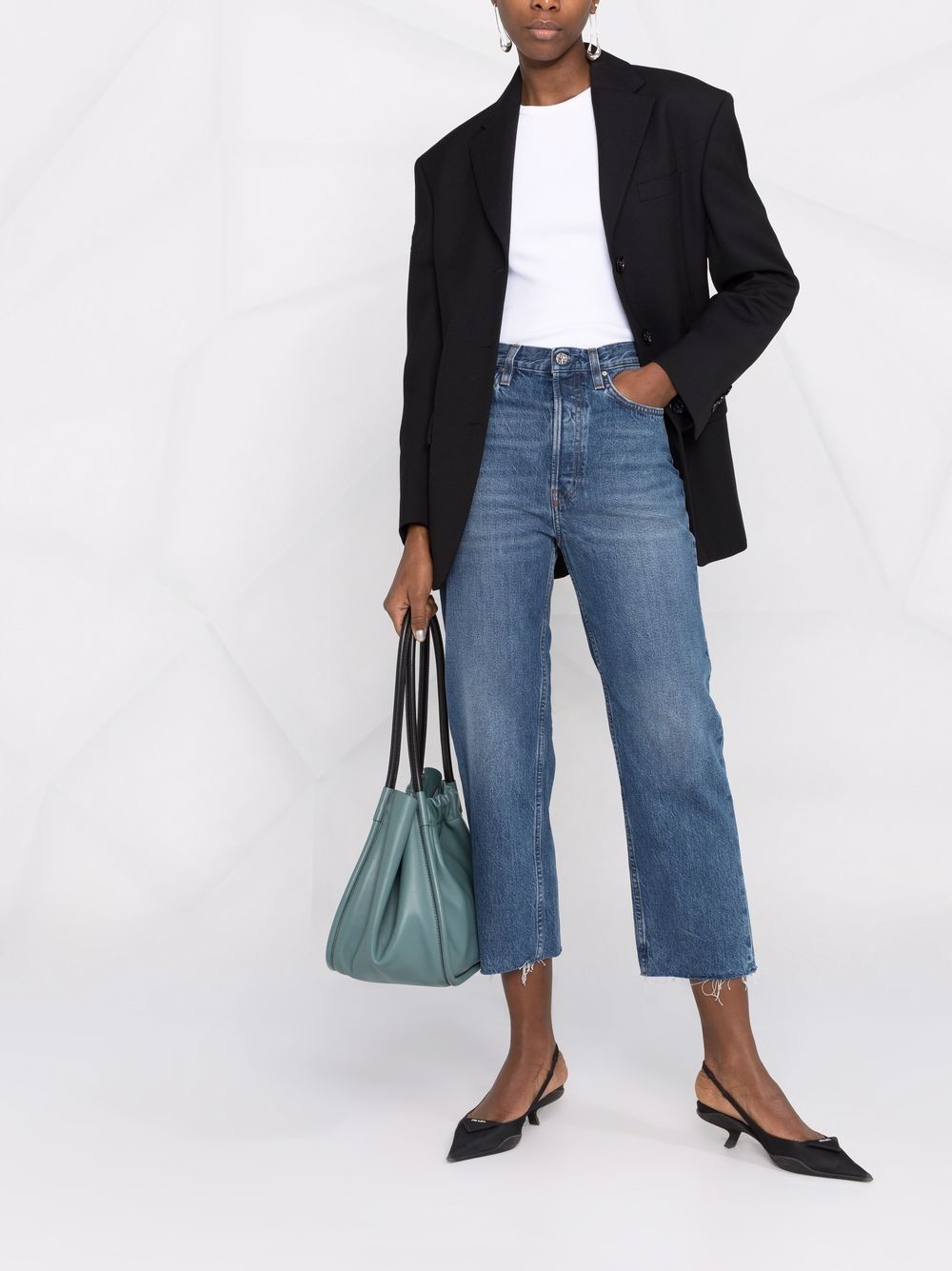 Classic cut denim jeans