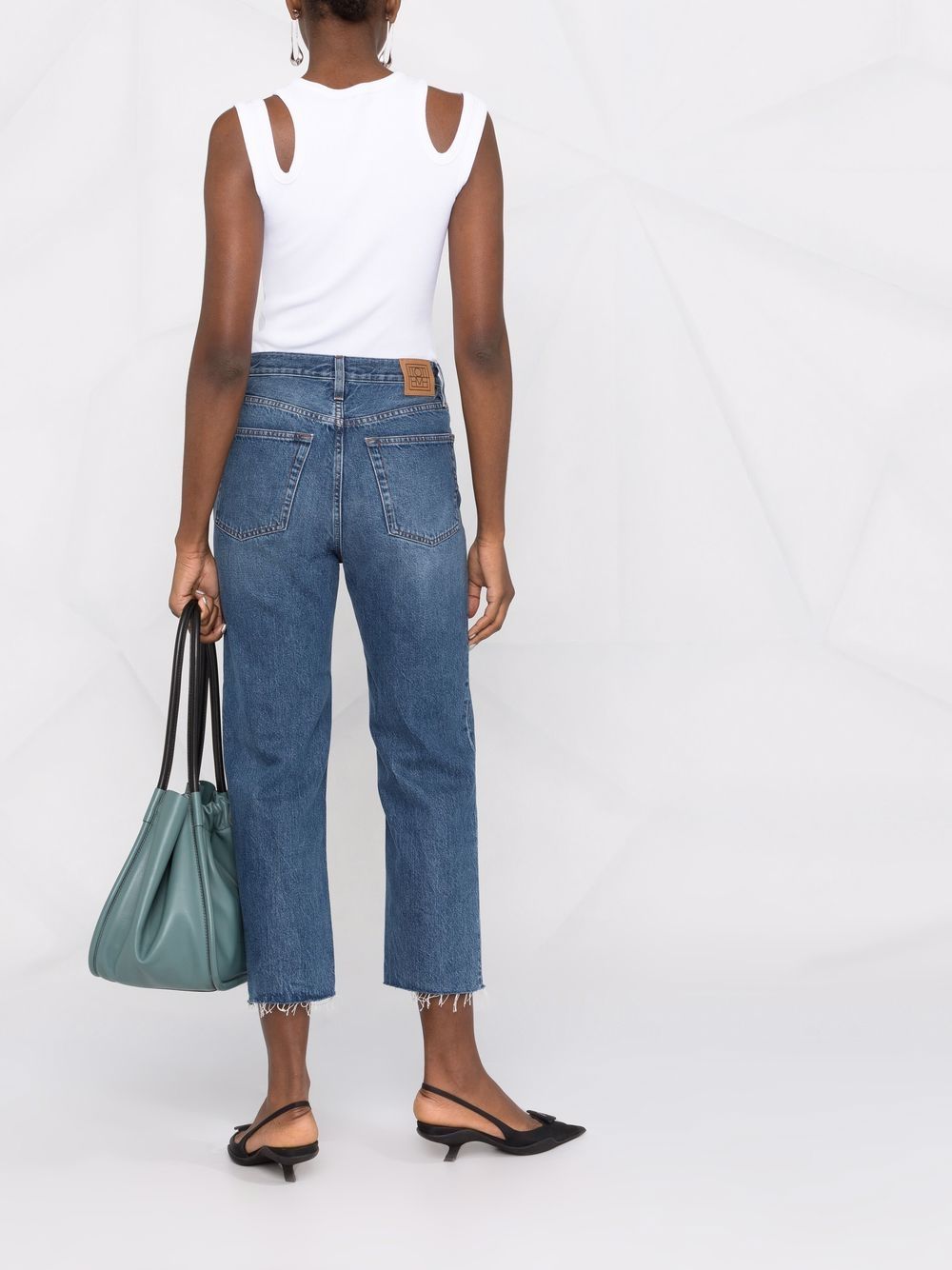 Classic cut denim jeans