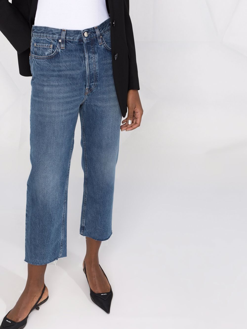 Classic cut denim jeans