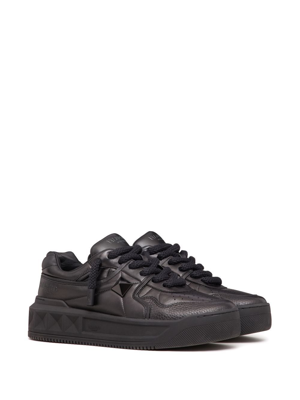 One stud xl leather sneakers