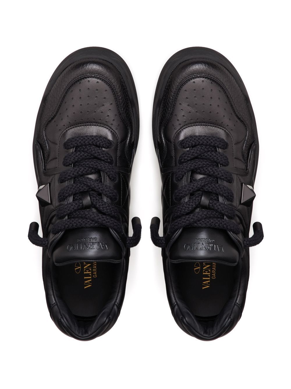 One stud xl leather sneakers