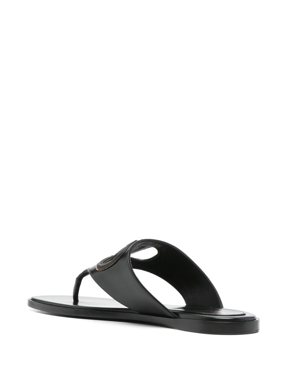Vlogo cut-out leather sandals