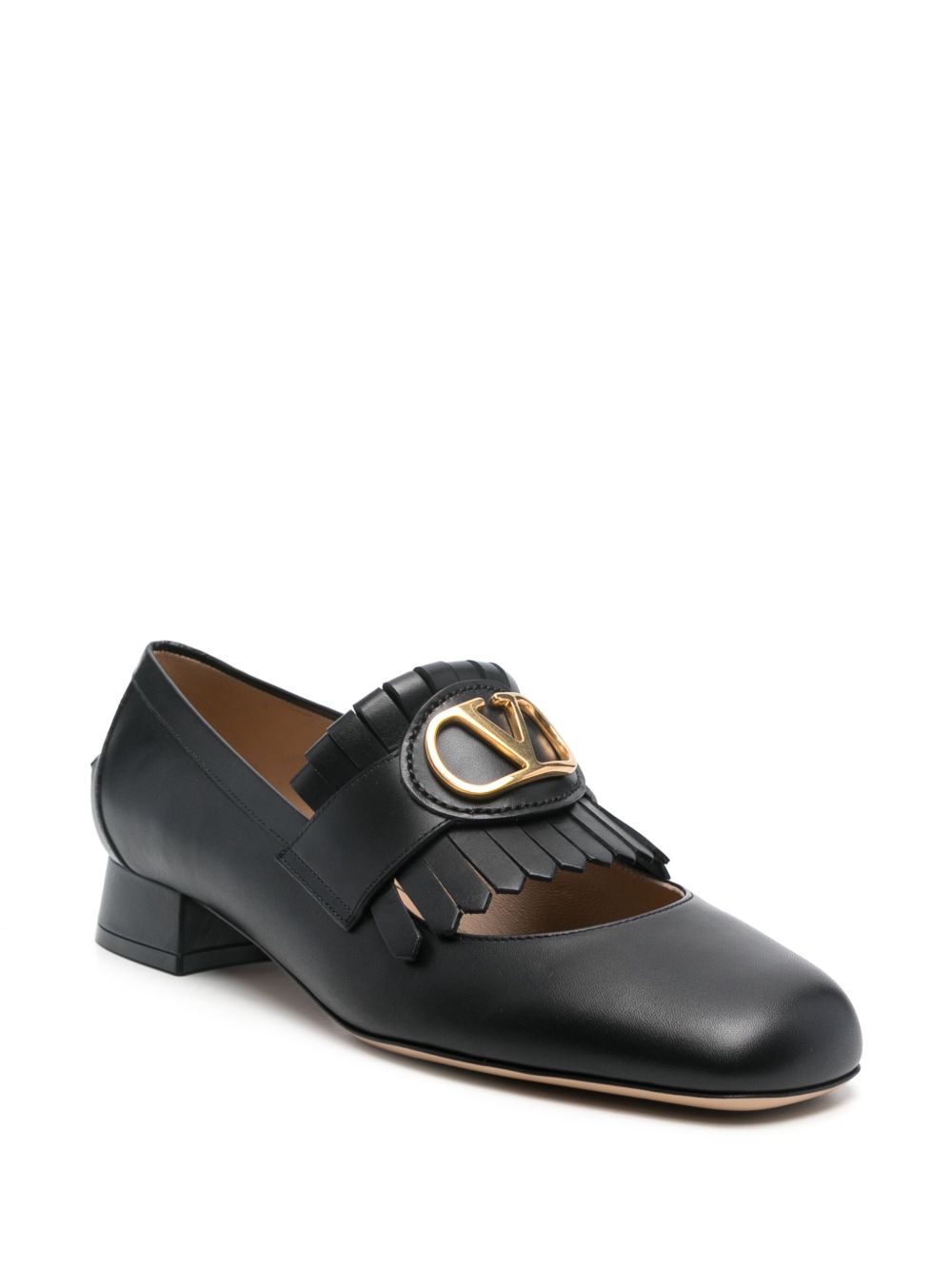 Vlogo signature leather loafers