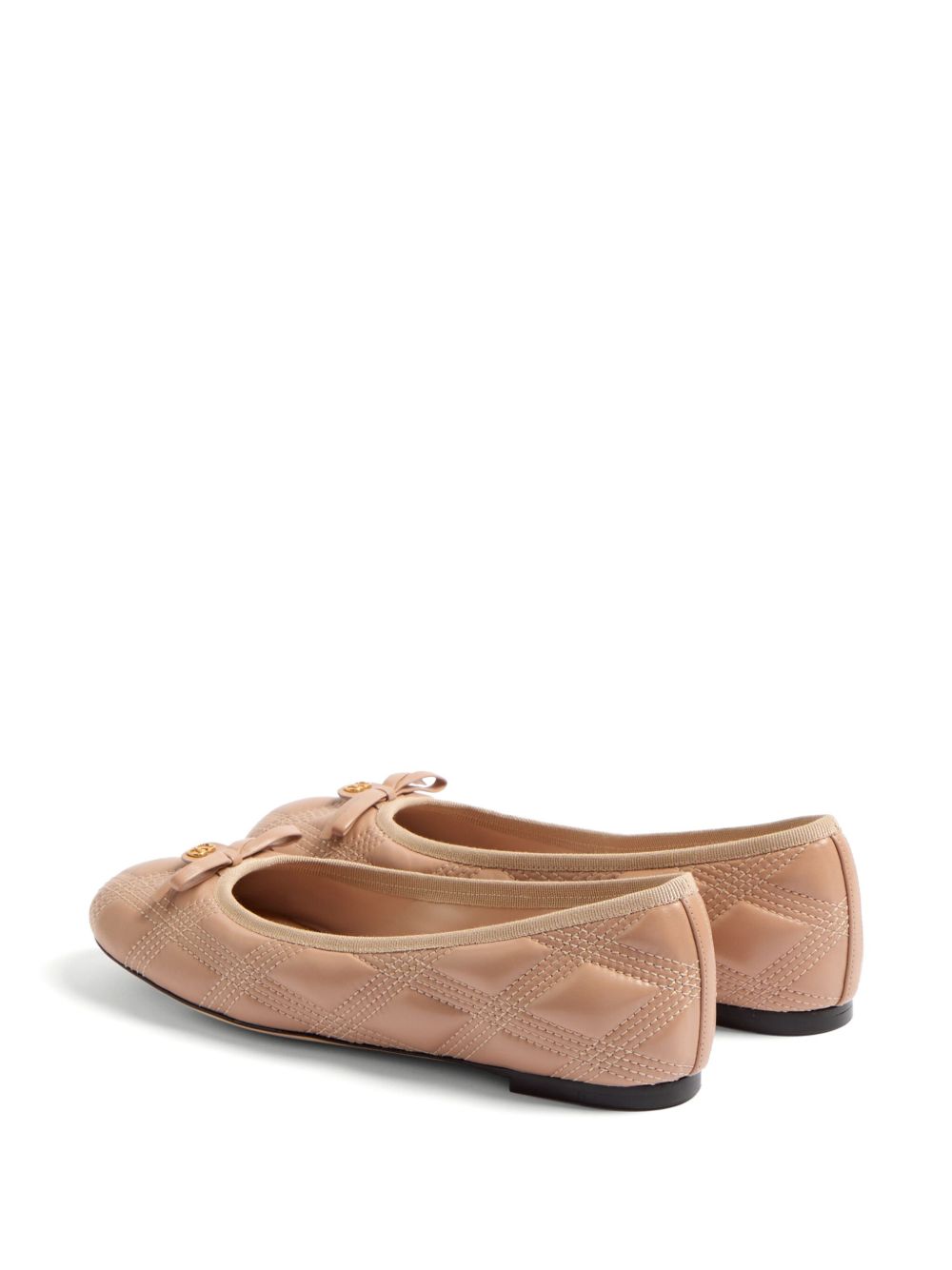 Quiltie 67 leather ballet flats