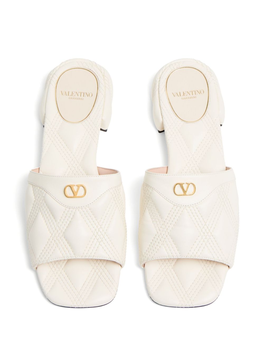 Quiltie 67 leather sandals