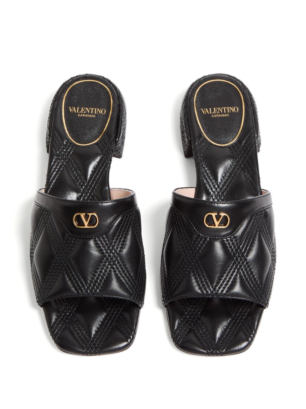 Quiltie 67 leather sandals