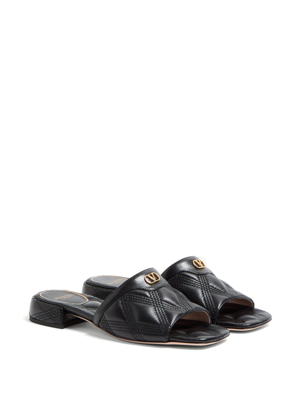 Quiltie 67 leather sandals