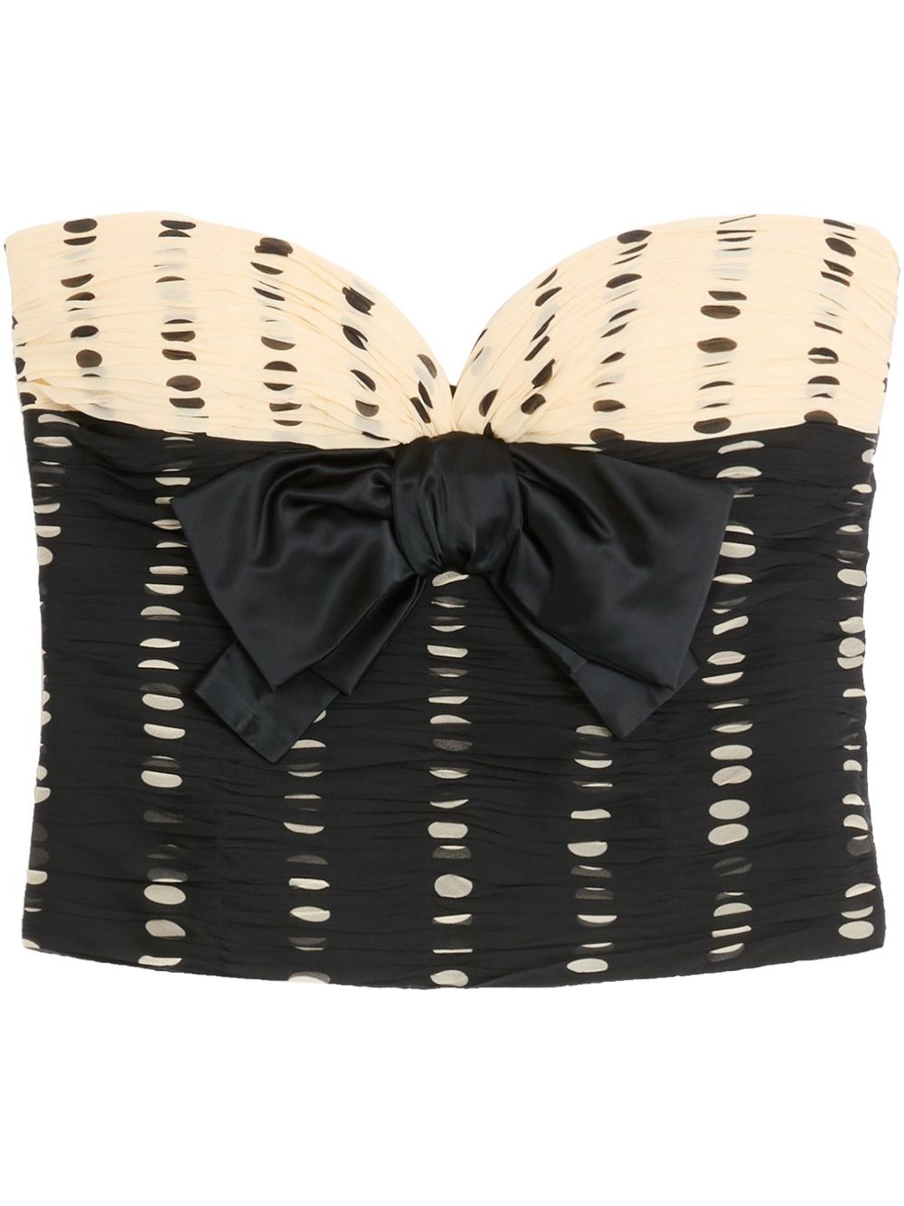 Silk chiffon top