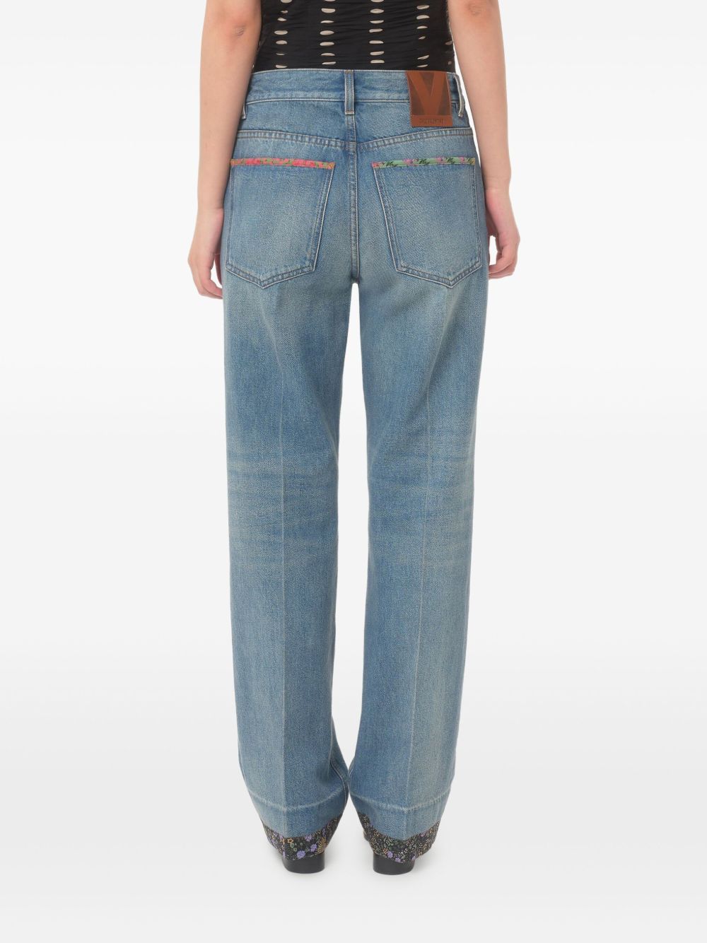 Denim cotton jeans
