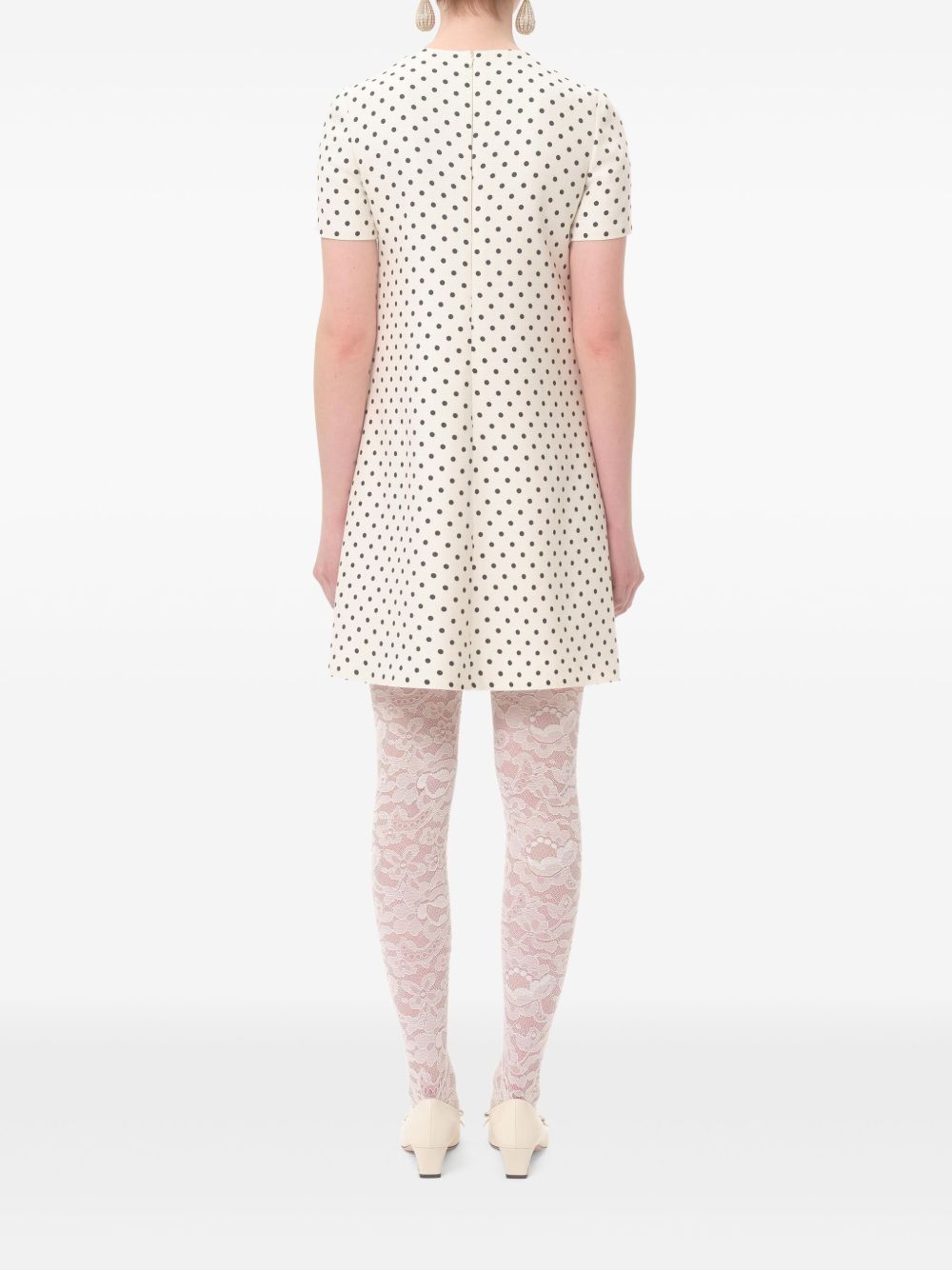 Dotted mini dress