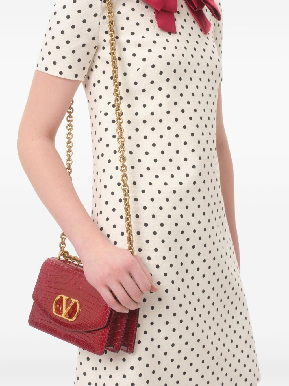 Dotted mini dress