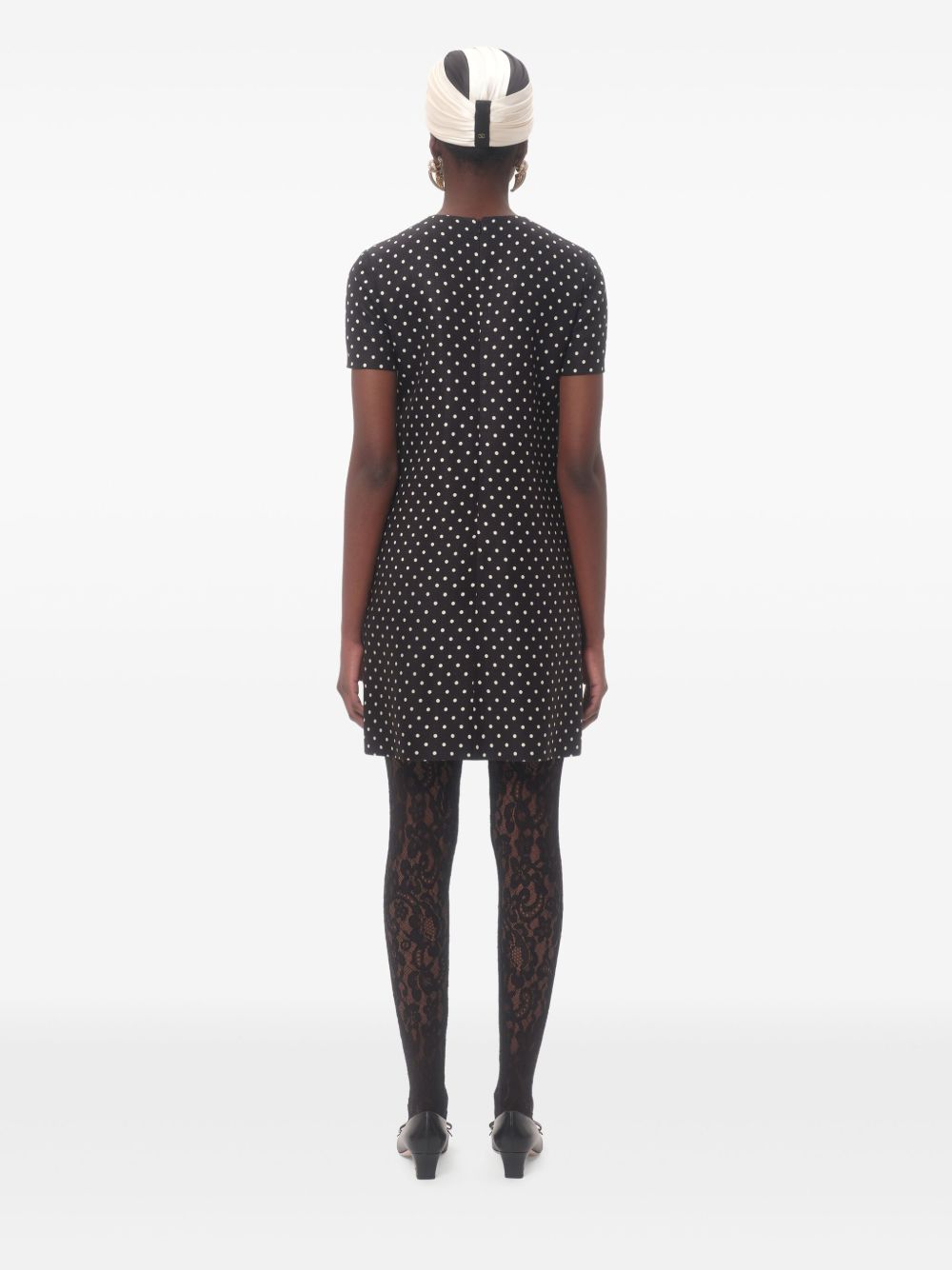Dotted mini dress